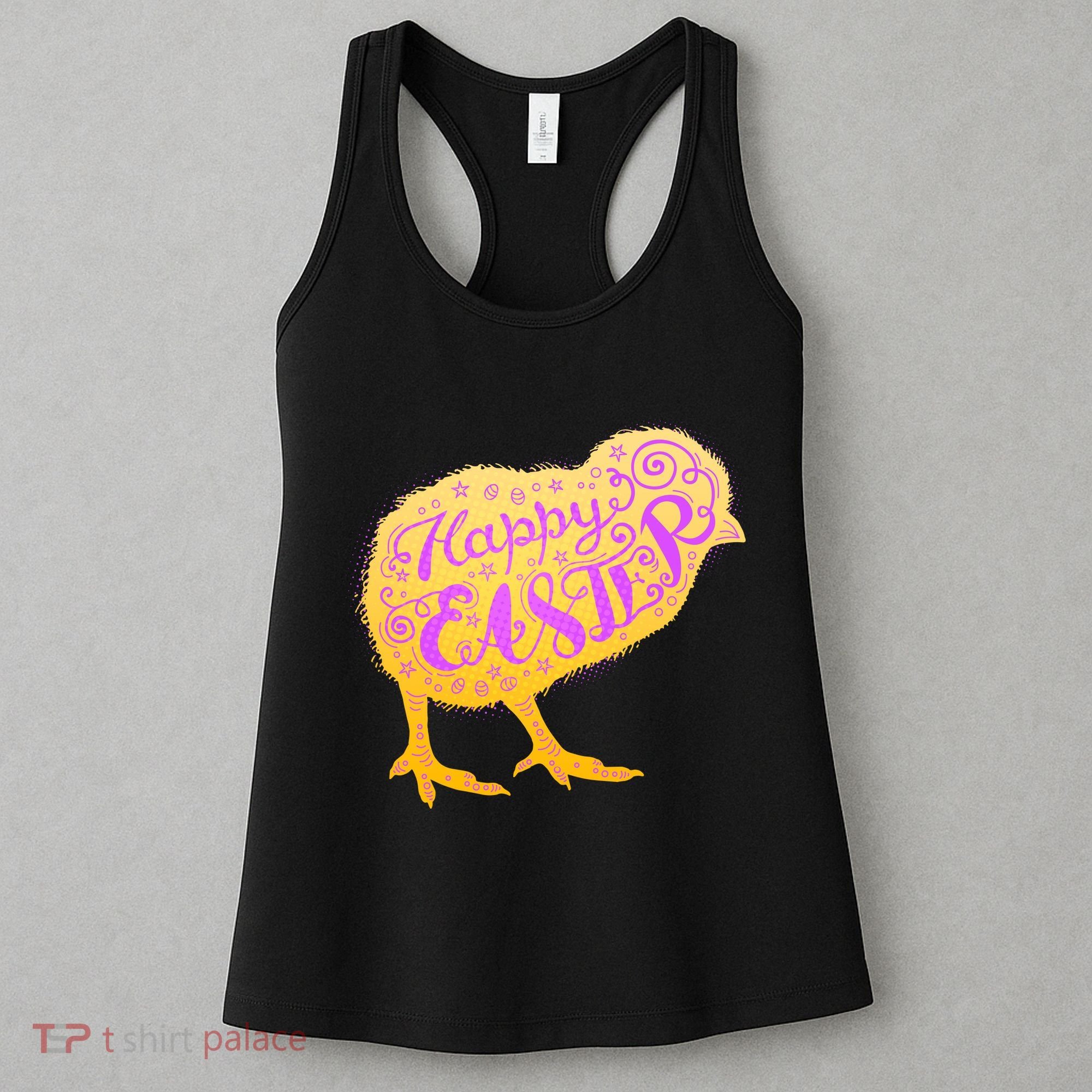 Funny Cute Happy Easter Chick Women's Tank Top