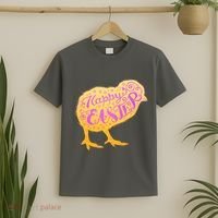 Funny Cute Happy Easter Chick T-Shirt thumb 2