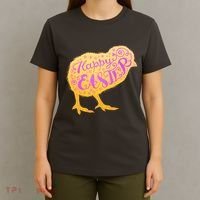 Funny Cute Happy Easter Chick T-Shirt thumb 4