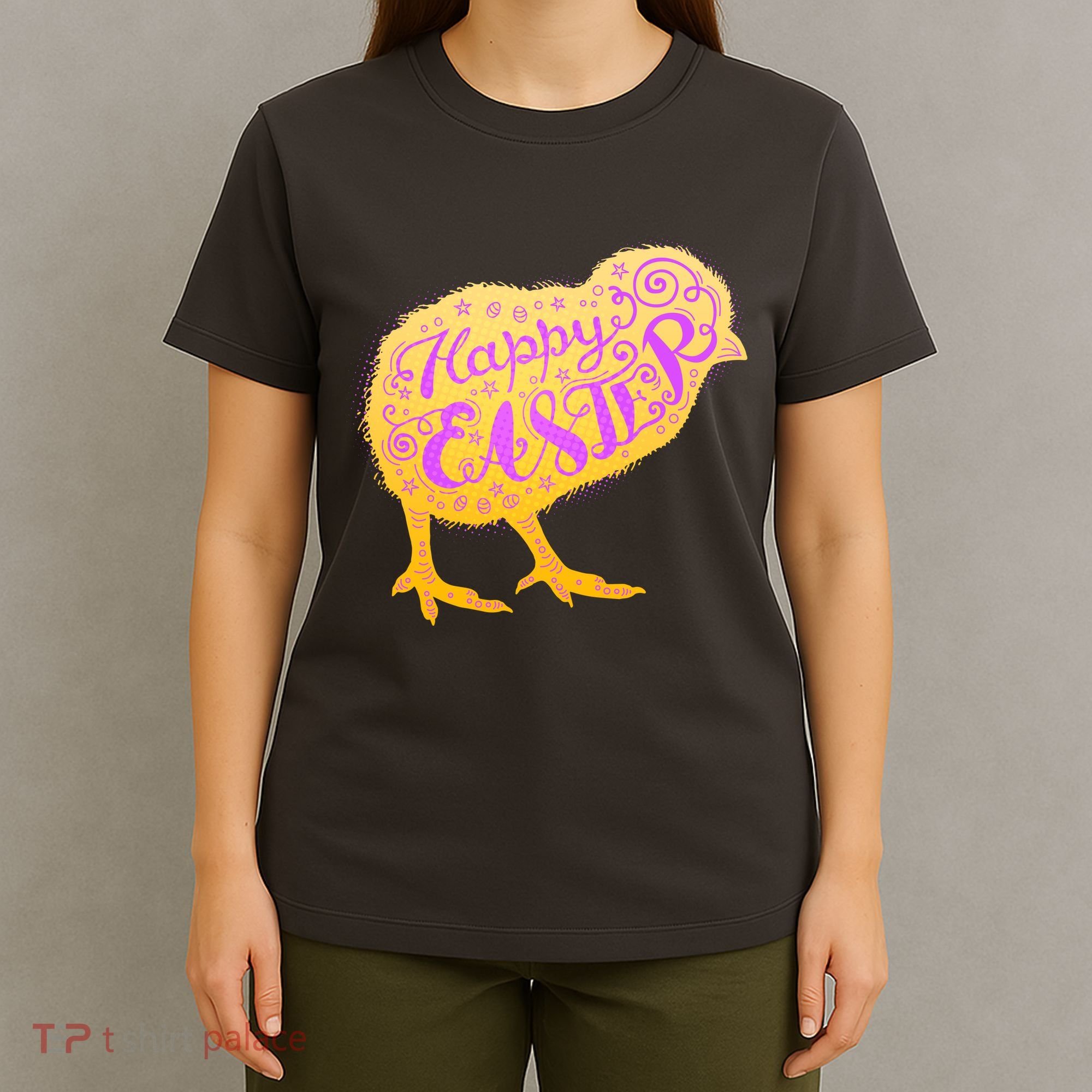 Funny Cute Happy Easter Chick T-Shirt