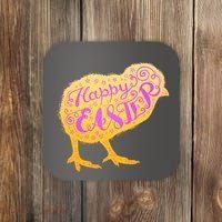 Funny Cute Happy Easter Chick Coaster thumb 0