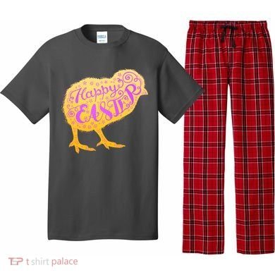 Funny Cute Happy Easter Chick Pajama Set