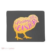 Funny Cute Happy Easter Chick Mousepad thumb 0