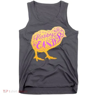 Funny Cute Happy Easter Chick Tank Top