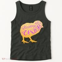 Funny Cute Happy Easter Chick Tank Top thumb 2