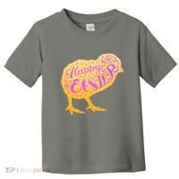 Funny Cute Happy Easter Chick Toddler T-Shirt thumb 0
