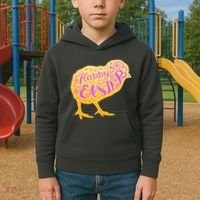 Funny Cute Happy Easter Chick Kids Hoodie thumb 2