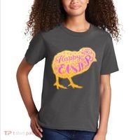 Funny Cute Happy Easter Chick Kids T-Shirt thumb 2