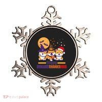 Funny Cute Happy HallowThanksMas Shiba Inu Dogs Ornament thumb 0
