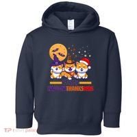 Funny Cute Happy HallowThanksMas Shiba Inu Dogs Toddler Hoodie thumb 0