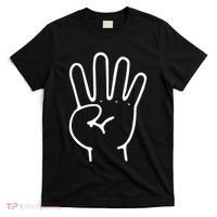 Finger Count Hand 4 Years Old 4th Birthday For T-Shirt thumb 0