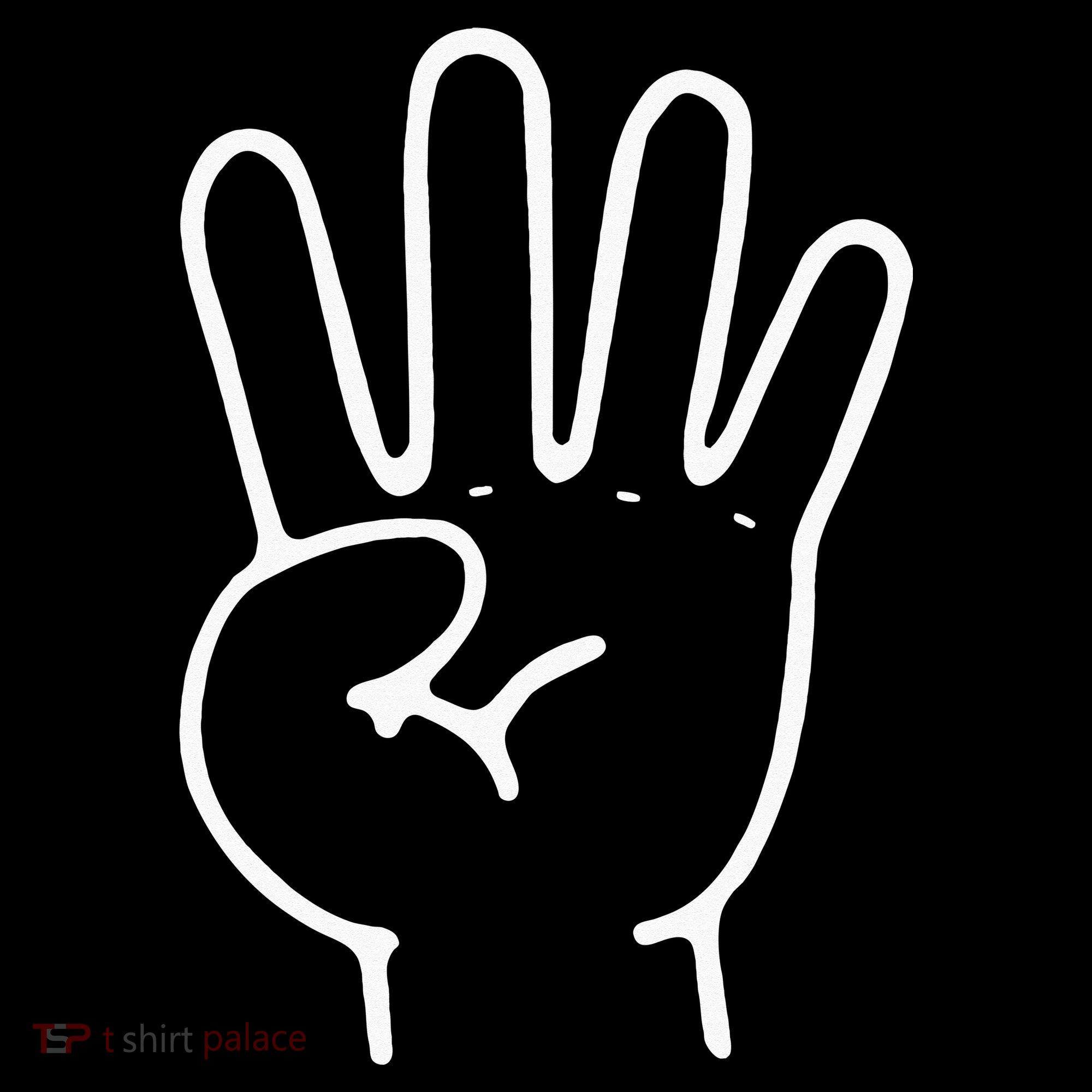 Finger Count Hand 4 Years Old 4th Birthday For Coffee Mug