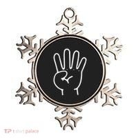 Finger Count Hand 4 Years Old 4th Birthday For Ornament thumb 0