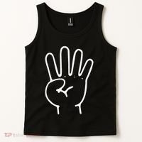 Finger Count Hand 4 Years Old 4th Birthday For Tank Top thumb 2
