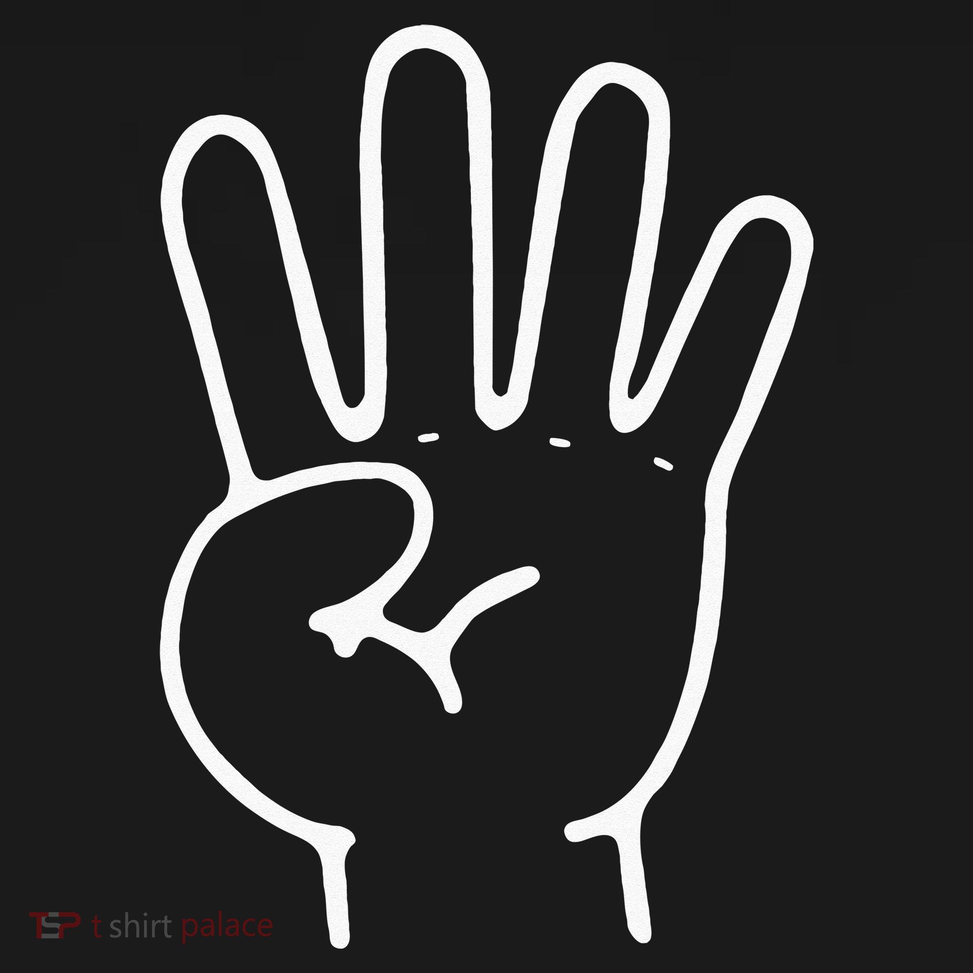 Finger Count Hand 4 Years Old 4th Birthday For Women's T-Shirt
