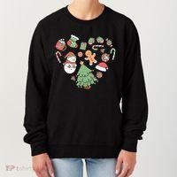Festive Christmas Heart Holiday Women's Sweatshirt thumb 0