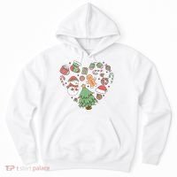 Festive Christmas Heart Holiday Hoodie thumb 0
