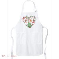 Festive Christmas Heart Holiday Apron thumb 0