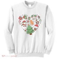 Festive Christmas Heart Holiday Sweatshirt thumb 0