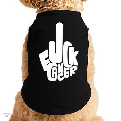 Fuck Cancer Handsign Doggie Tank
