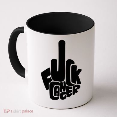 Fuck Cancer Handsign Coffee Mug