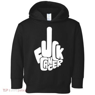 Fuck Cancer Handsign Toddler Hoodie