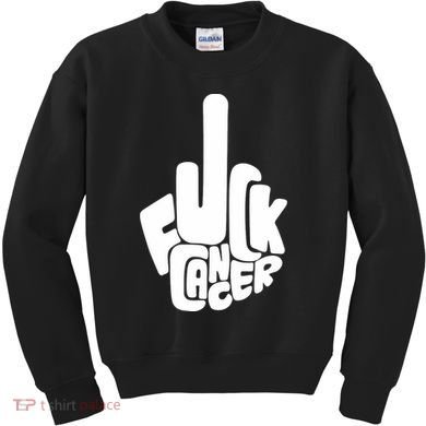 Fuck Cancer Handsign Kids Sweatshirt