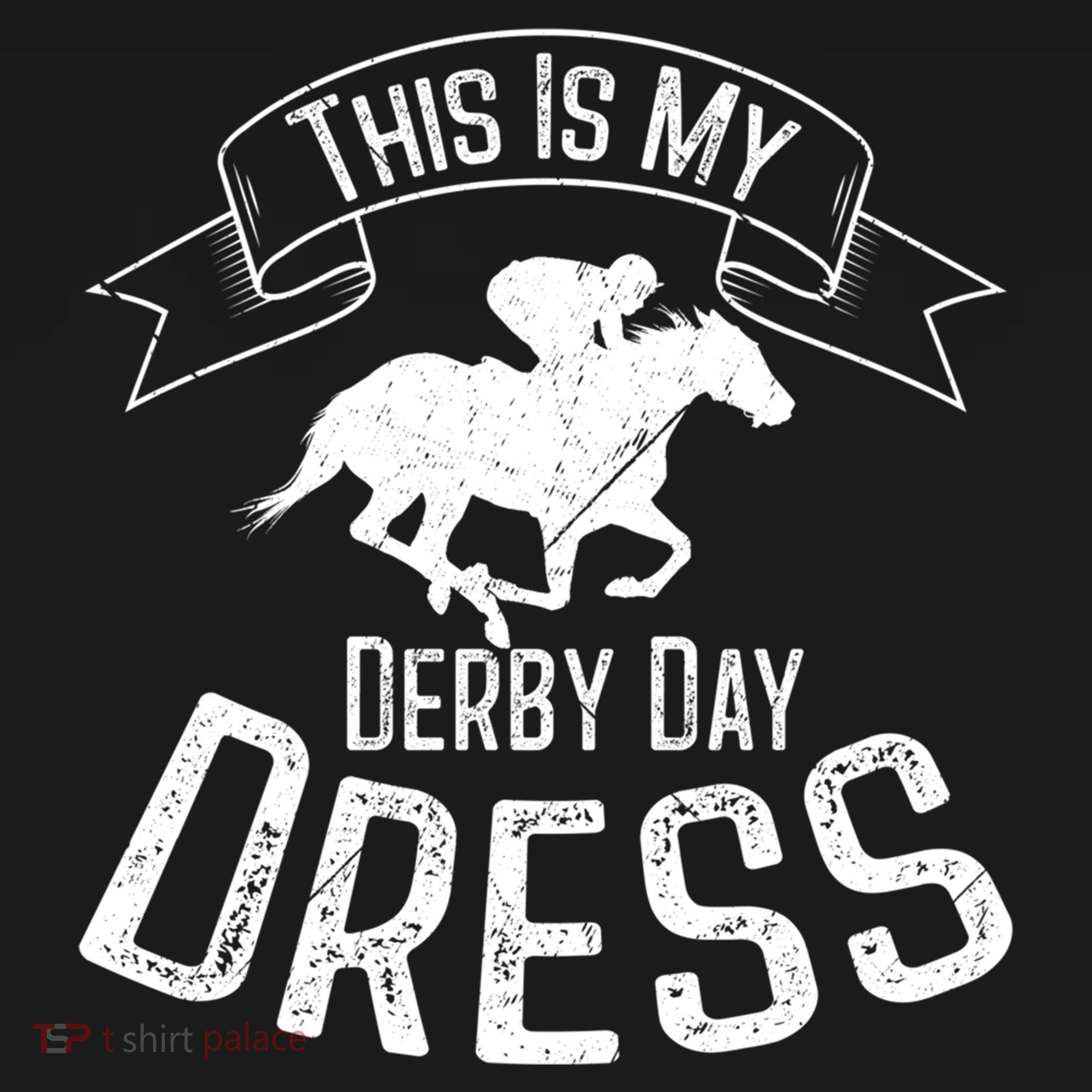 Funny Classic Horse Kentucky This Is My Derby Day Dress Gift Women's Hoodie