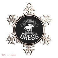 Funny Classic Horse Kentucky This Is My Derby Day Dress Gift Ornament thumb 0