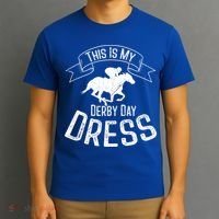 Funny Classic Horse Kentucky This Is My Derby Day Dress Gift T-Shirt thumb 3