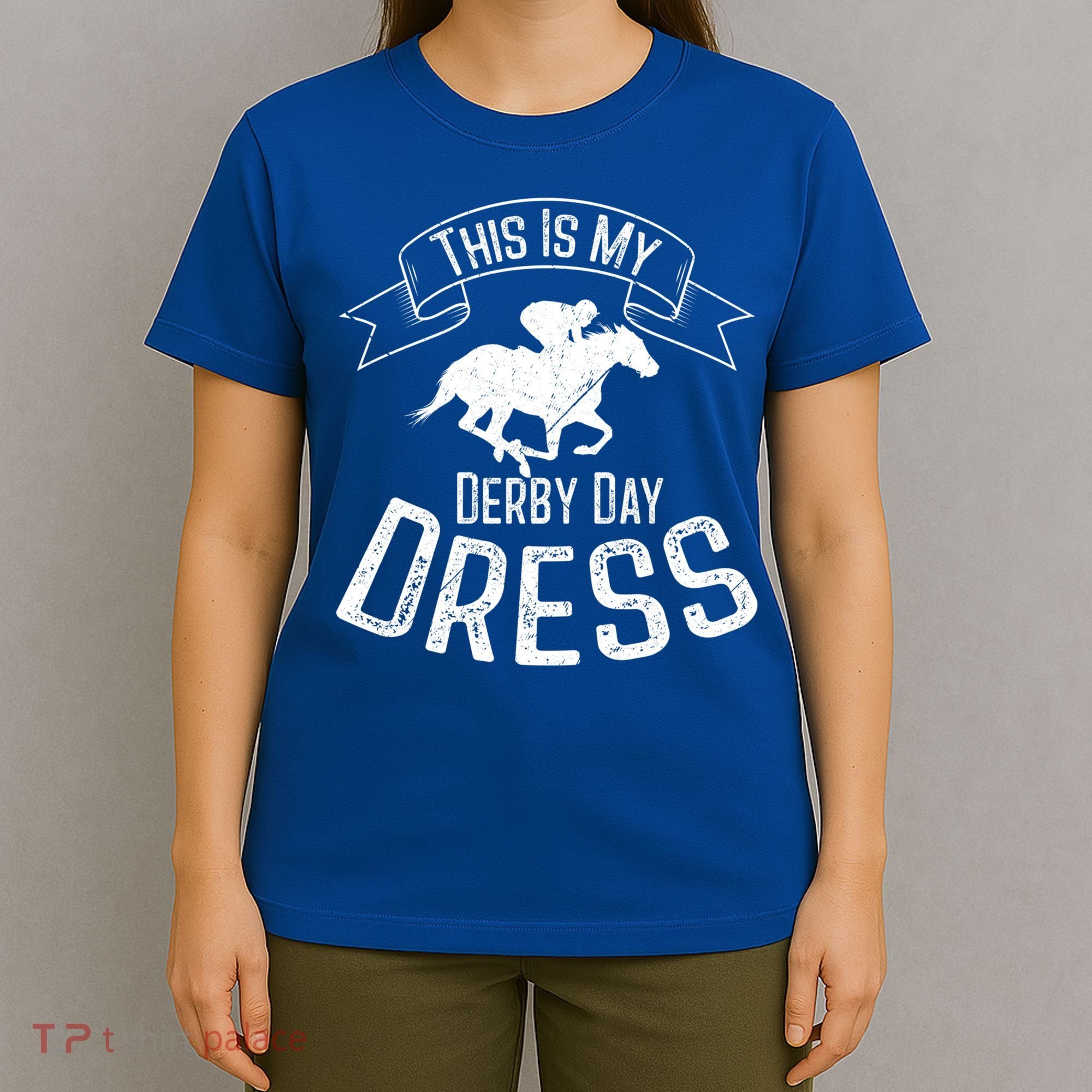 Funny Classic Horse Kentucky This Is My Derby Day Dress Gift T-Shirt