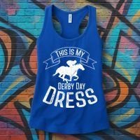 Funny Classic Horse Kentucky This Is My Derby Day Dress Gift Women's Tank Top thumb 3