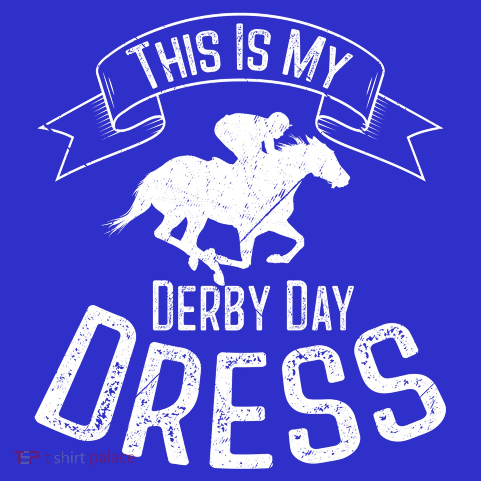 Funny Classic Horse Kentucky This Is My Derby Day Dress Gift Women's Tank Top
