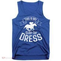 Funny Classic Horse Kentucky This Is My Derby Day Dress Gift Tank Top thumb 0