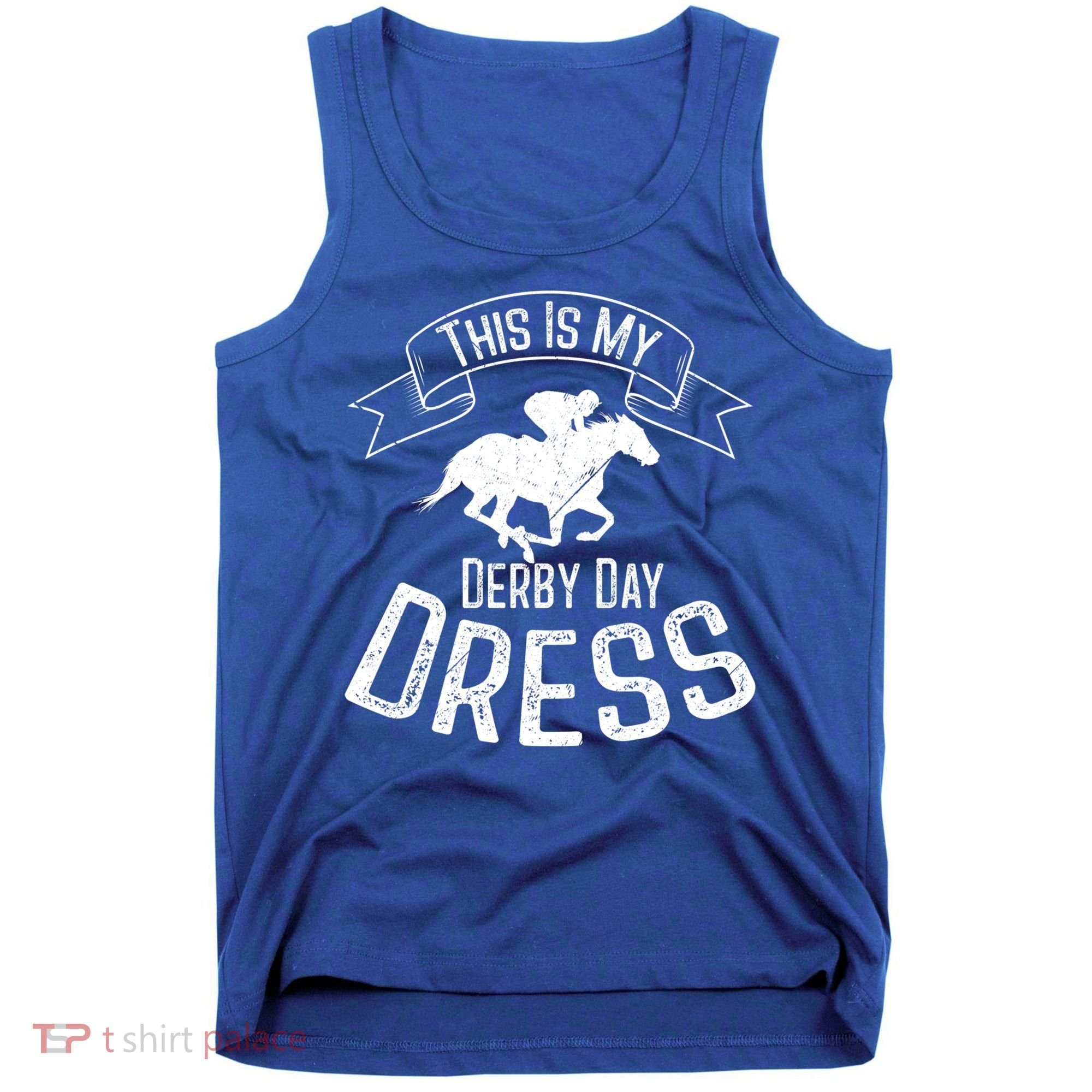 Funny Classic Horse Kentucky This Is My Derby Day Dress Gift Tank Top