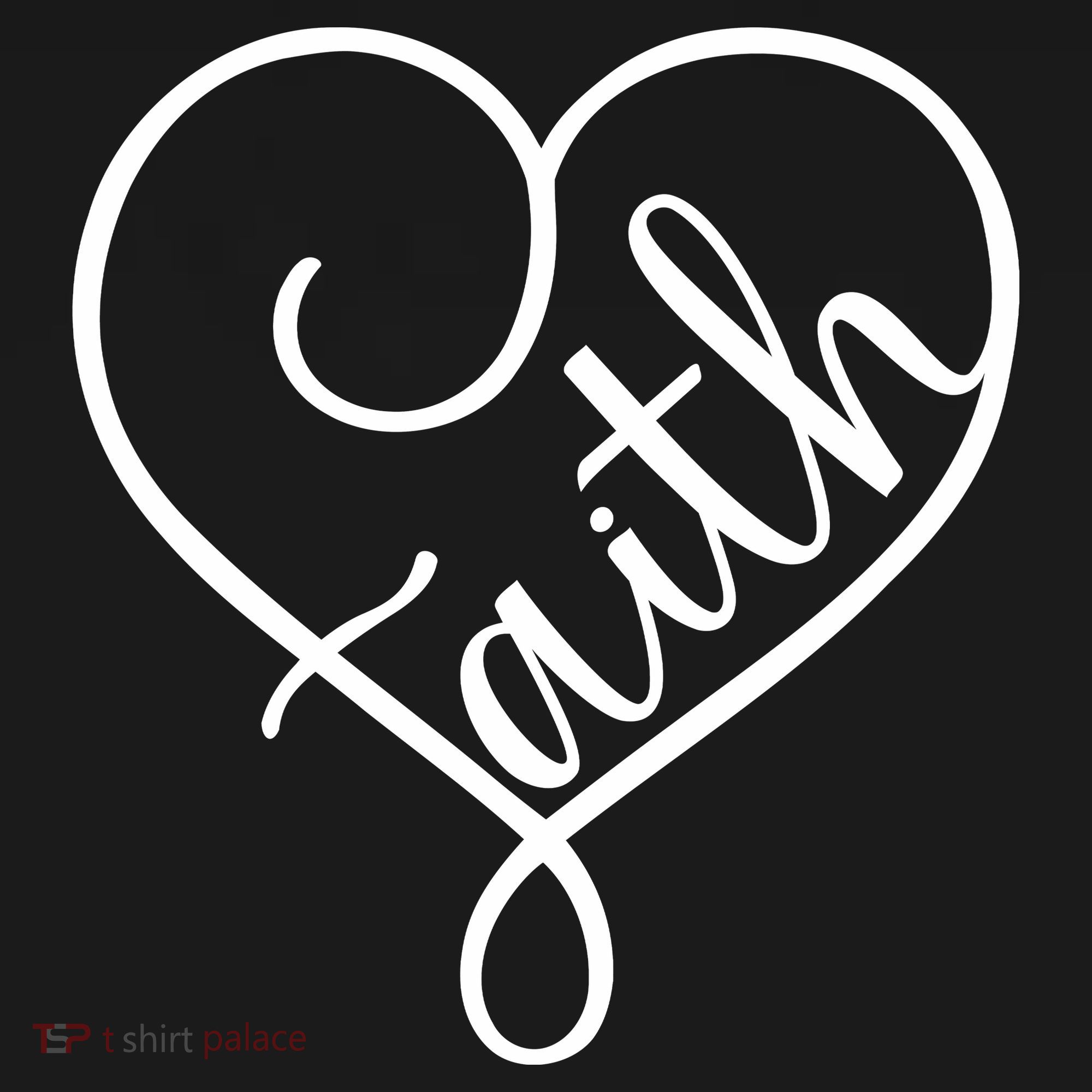 Faith Cursive Heart Christians Jesus Loves Sweatshirt