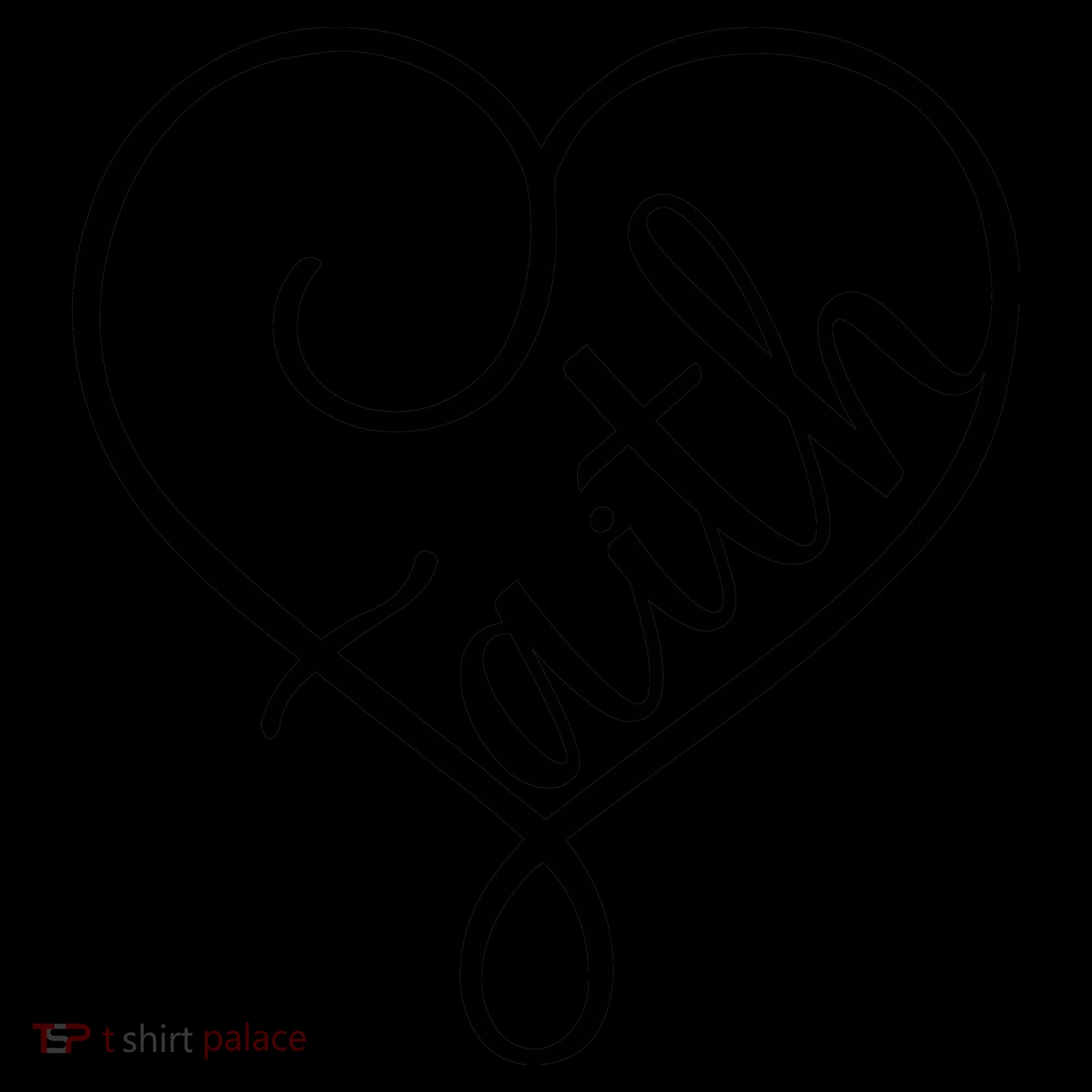 Faith Cursive Heart Christians Jesus Loves Coffee Mug