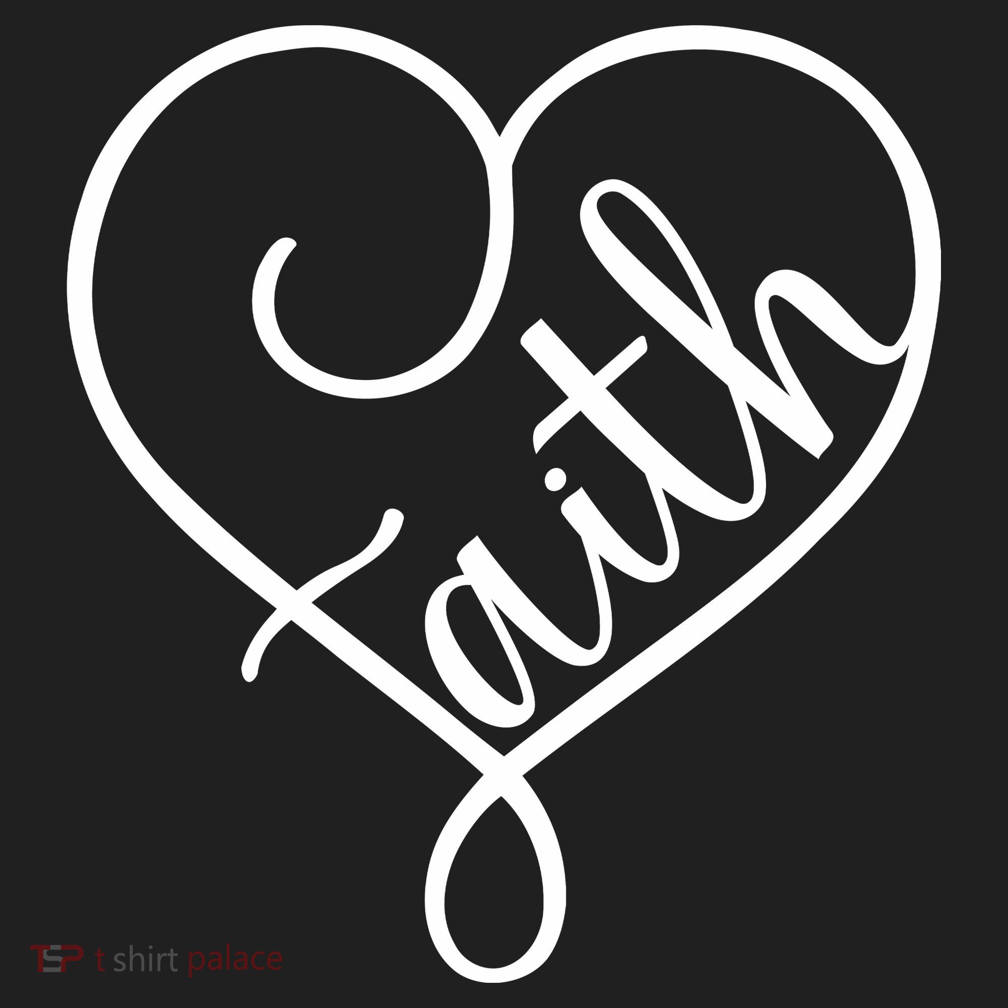 Faith Cursive Heart Christians Jesus Loves Golf Towel