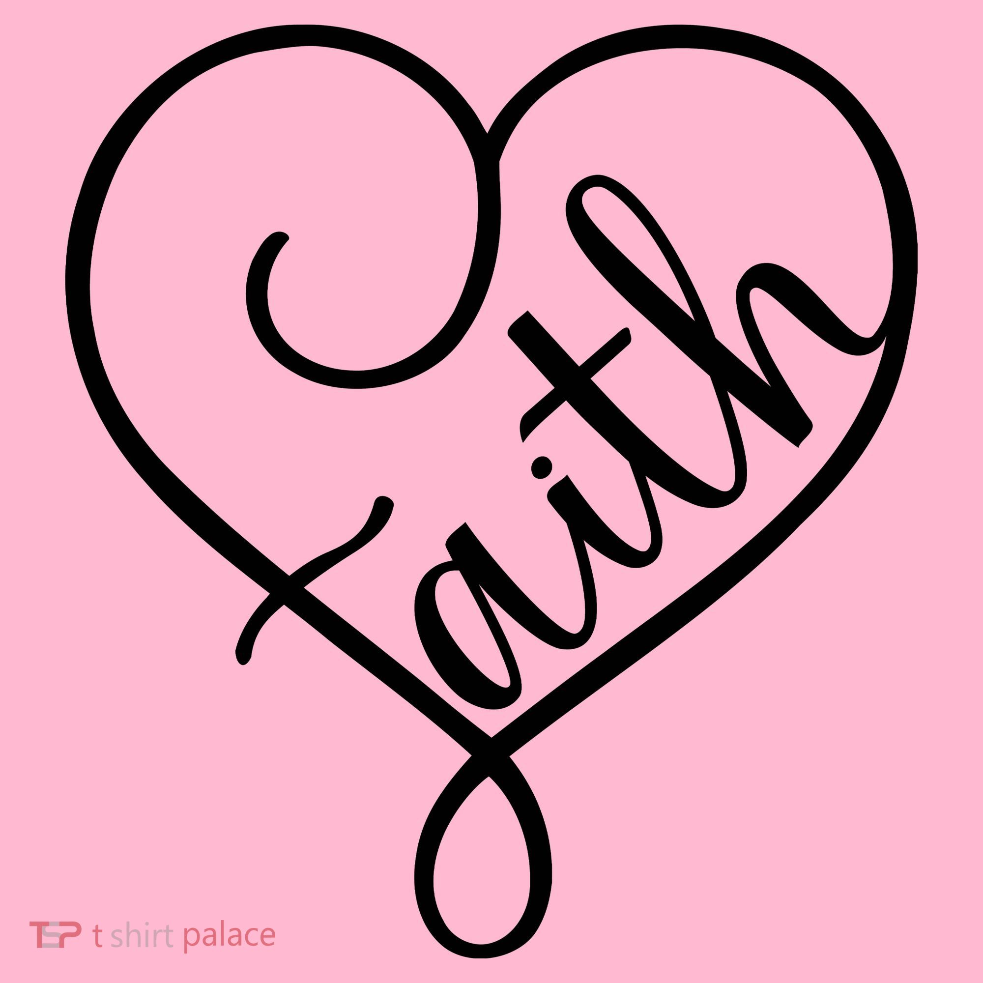 Faith Cursive Heart Christians Jesus Loves Visor