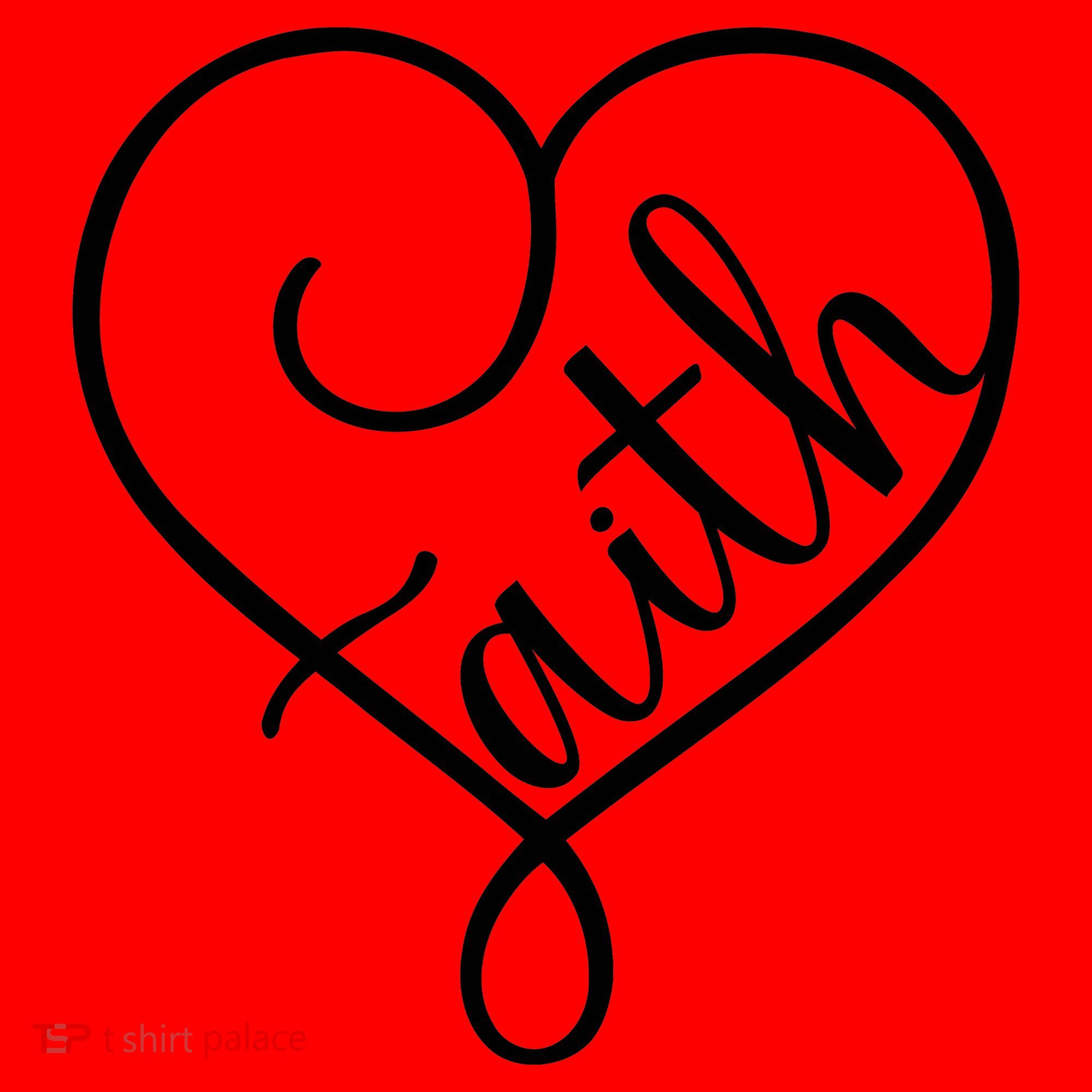 Faith Cursive Heart Christians Jesus Loves Santa Hat