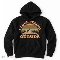 funny Camping Hiking I Love Peeing Outside Hoodie thumb 0