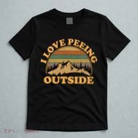 funny Camping Hiking I Love Peeing Outside T-Shirt thumb 5