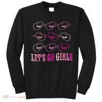 funny Cow Hat Let's Go Western Cowgirls Sweatshirt thumb 0