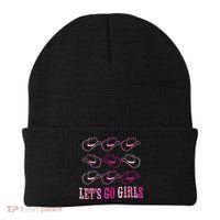 funny Cow Hat Let's Go Western Cowgirls Beanie thumb 0