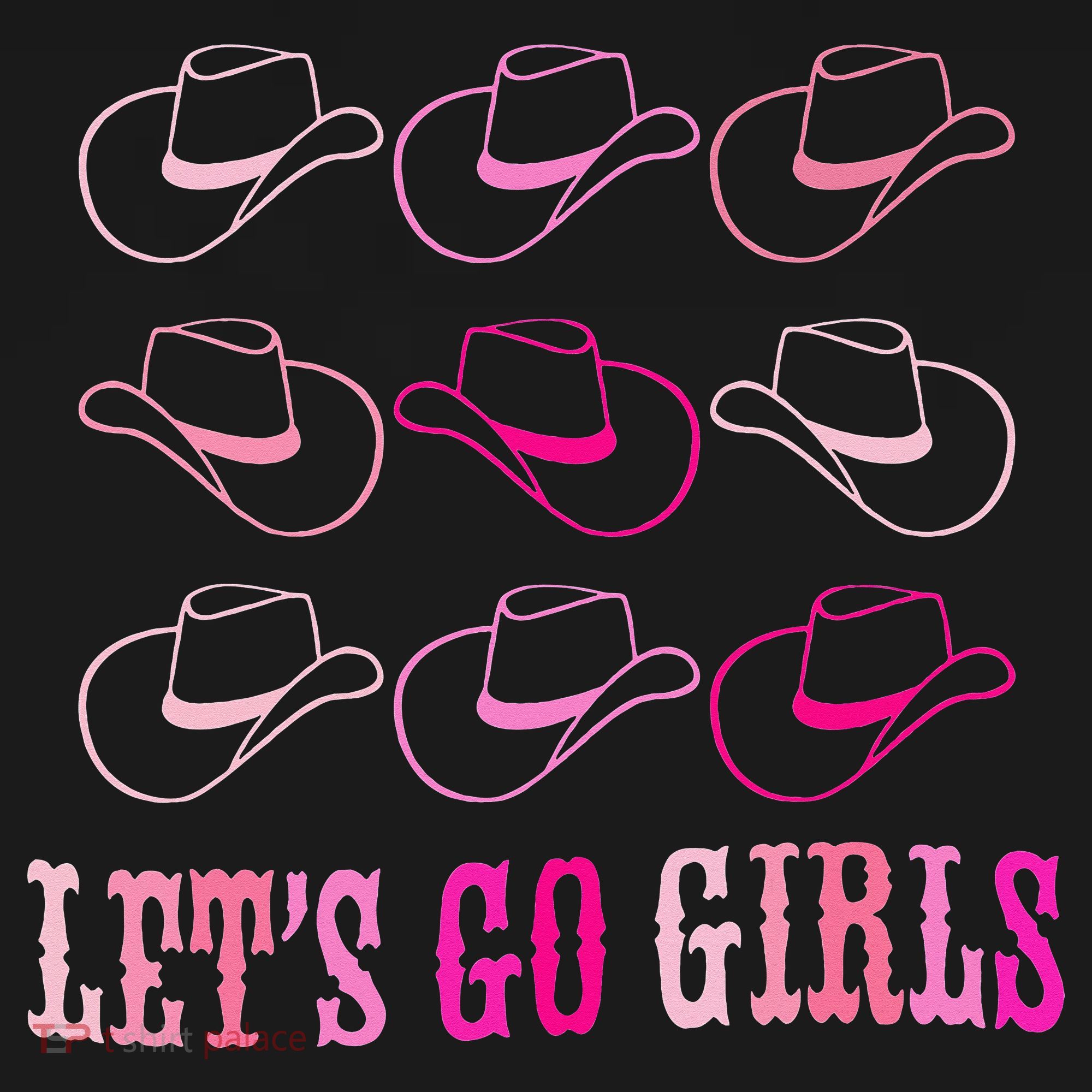 funny Cow Hat Let's Go Western Cowgirls Women's Hoodie