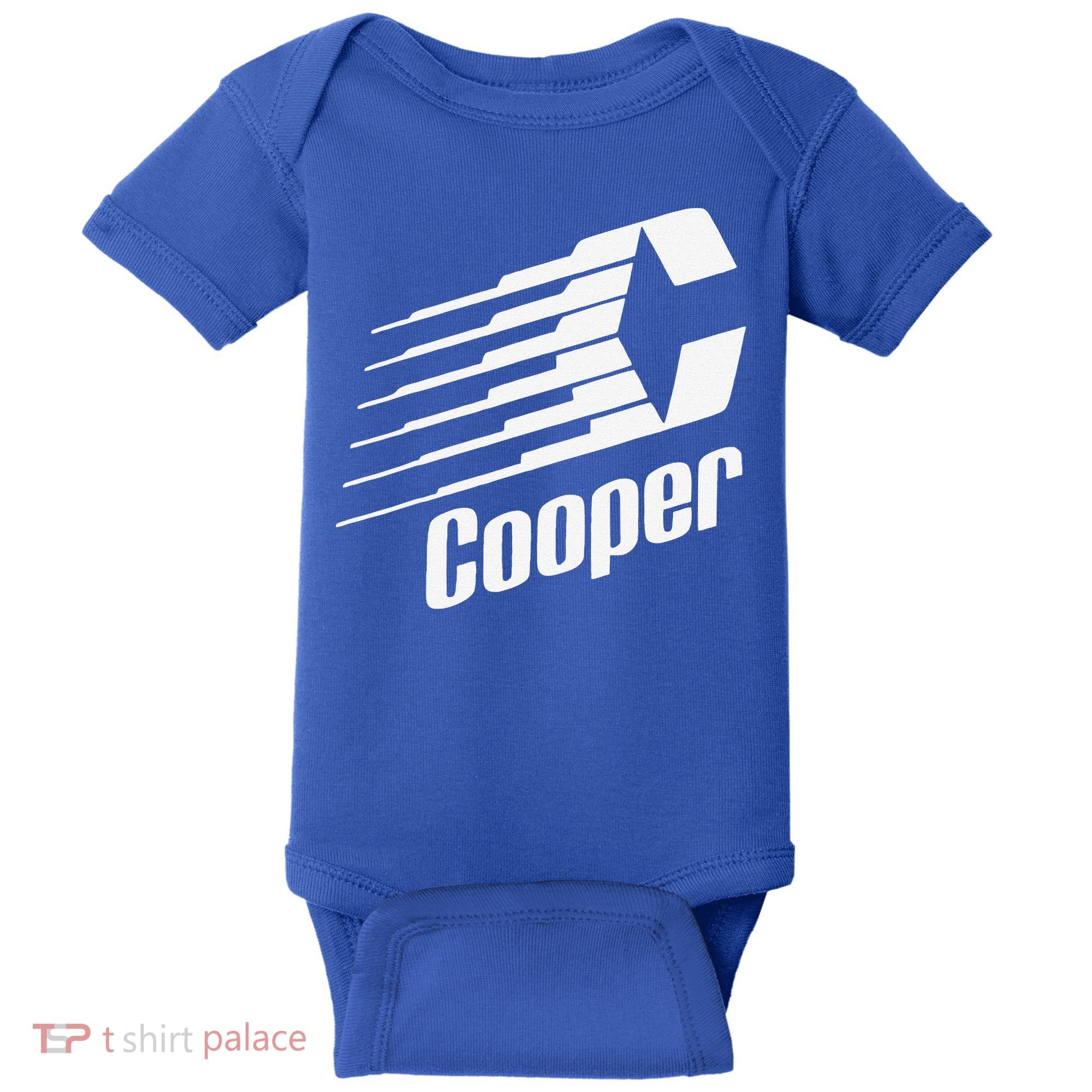 Funny Coopers Hockey Retro Player Sports Lovers Baby Bodysuit