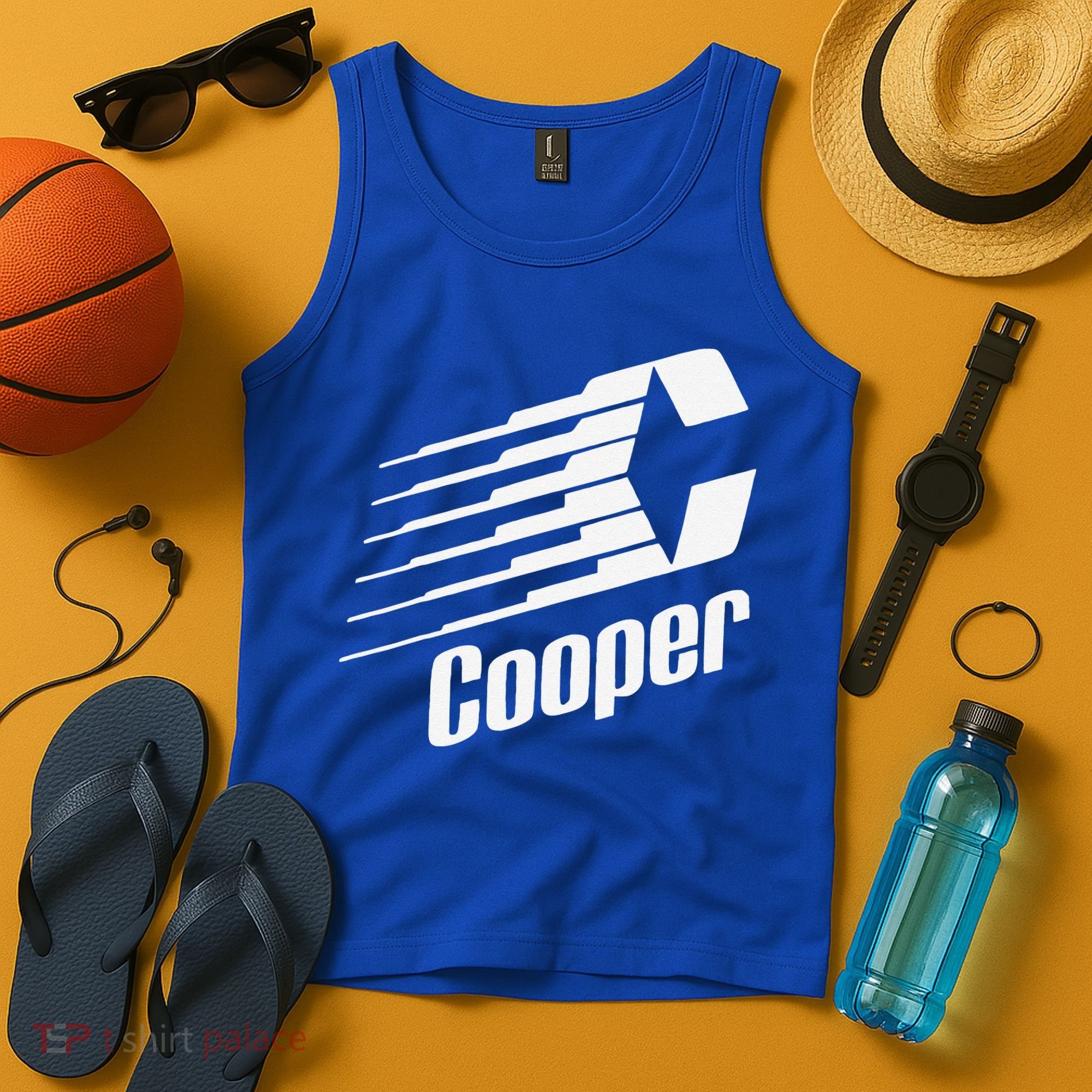 Funny Coopers Hockey Retro Player Sports Lovers Tank Top