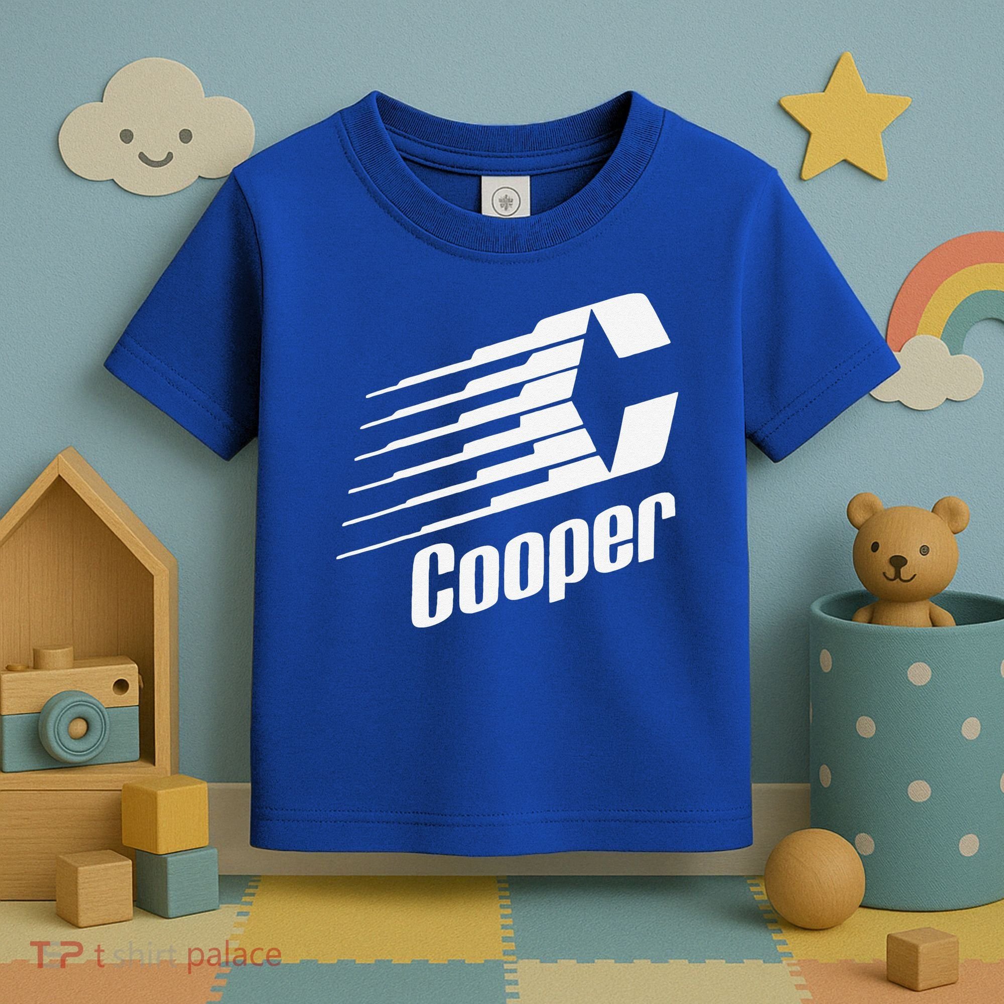 Funny Coopers Hockey Retro Player Sports Lovers Toddler T-Shirt