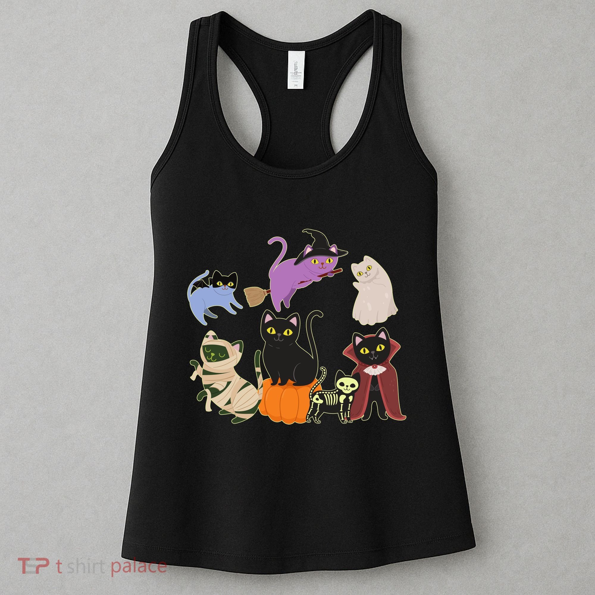 Funny Cute Halloween Costume Cats Kitties Women's Tank Top