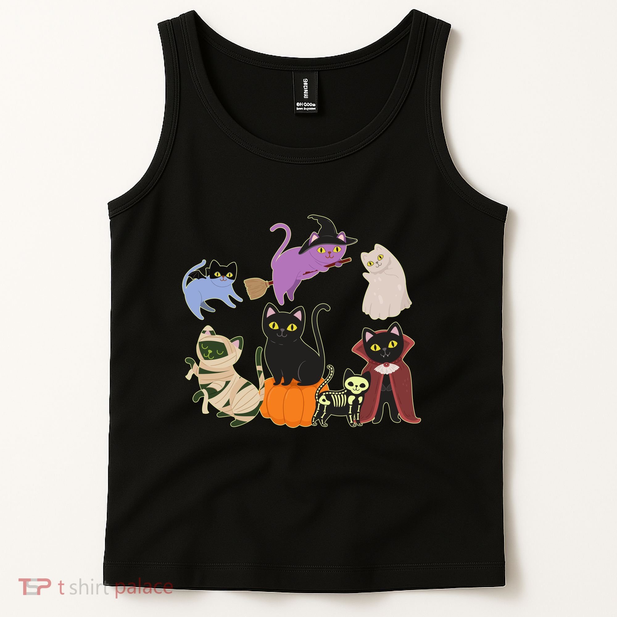 Funny Cute Halloween Costume Cats Kitties Tank Top